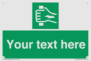 Custom Pull Bar Sign